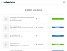 Tablet Screenshot of localwalkins.com